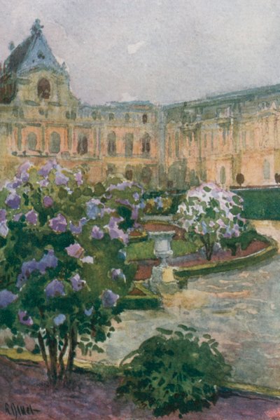 Northern Parterre and Chapel, Versailles by Rene Binet